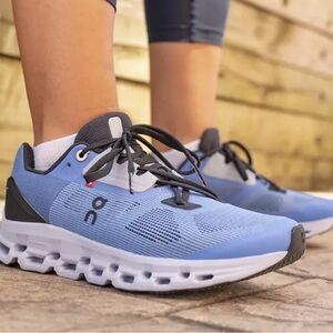 On Cloud Stratus Blue Tennis Shoes